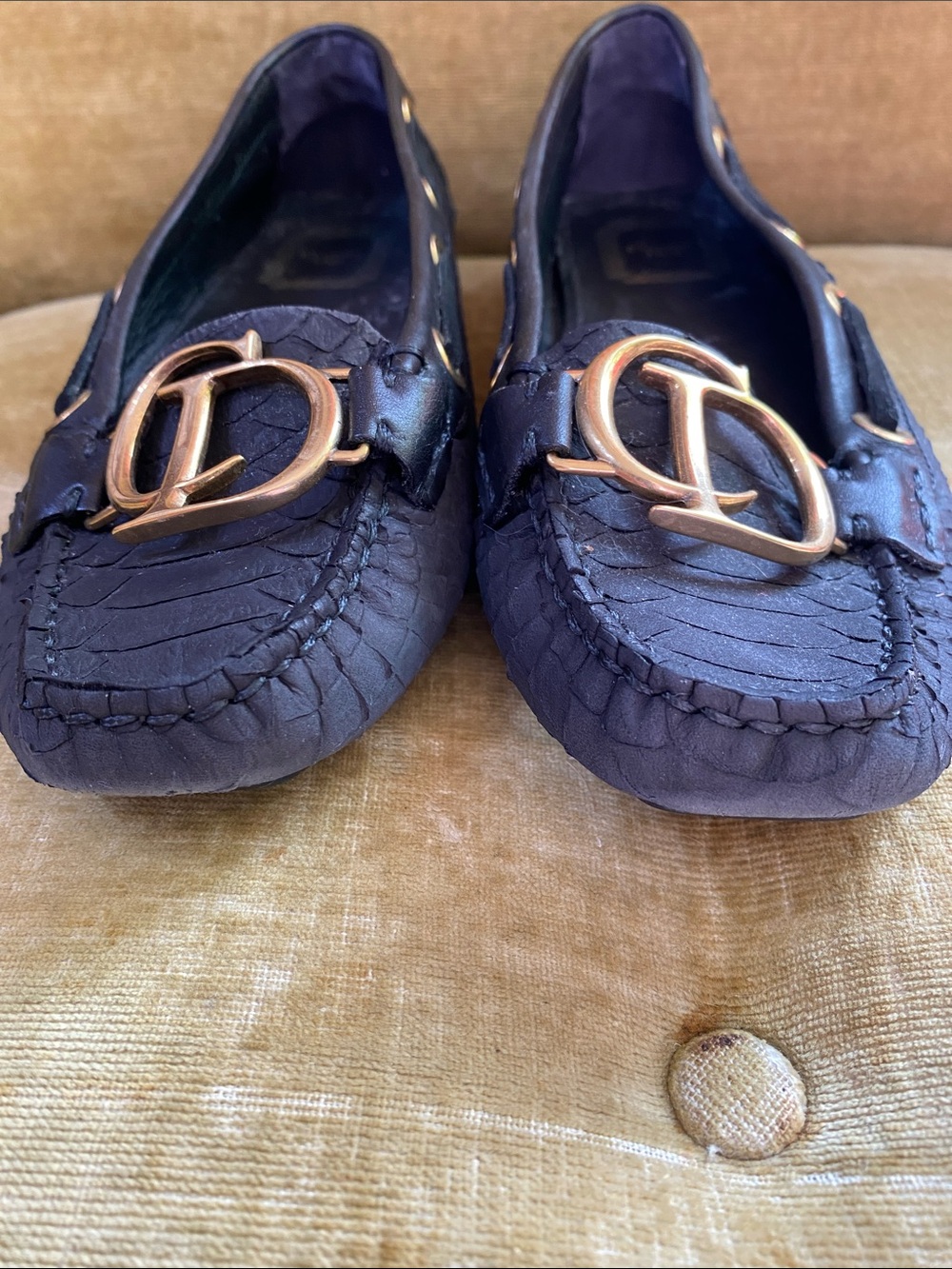 Dior all leather driving shoes, size 37 - Picture 5 of 6